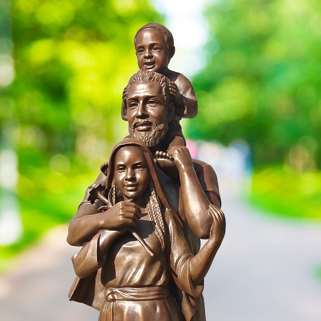 religious art - walking in nazareth